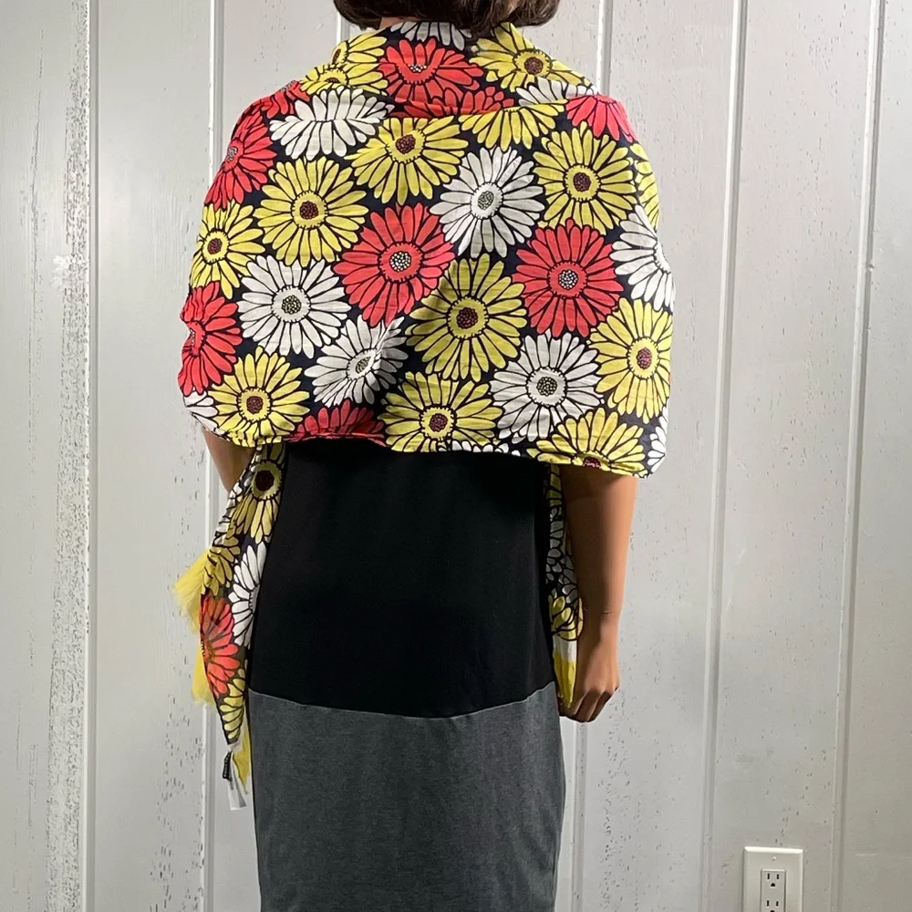 Talbots Women's Floral Oblong Scarf